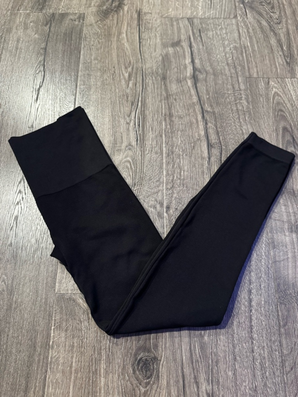 SPANX Black Sculpting Leggings with Branded Waist size large women